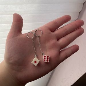 Brandy Melville dice earrings
